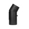 Jeremias Rauchrohr Ofenrohr | Winkel 30° mit Tür | schwarz | Ø180mm