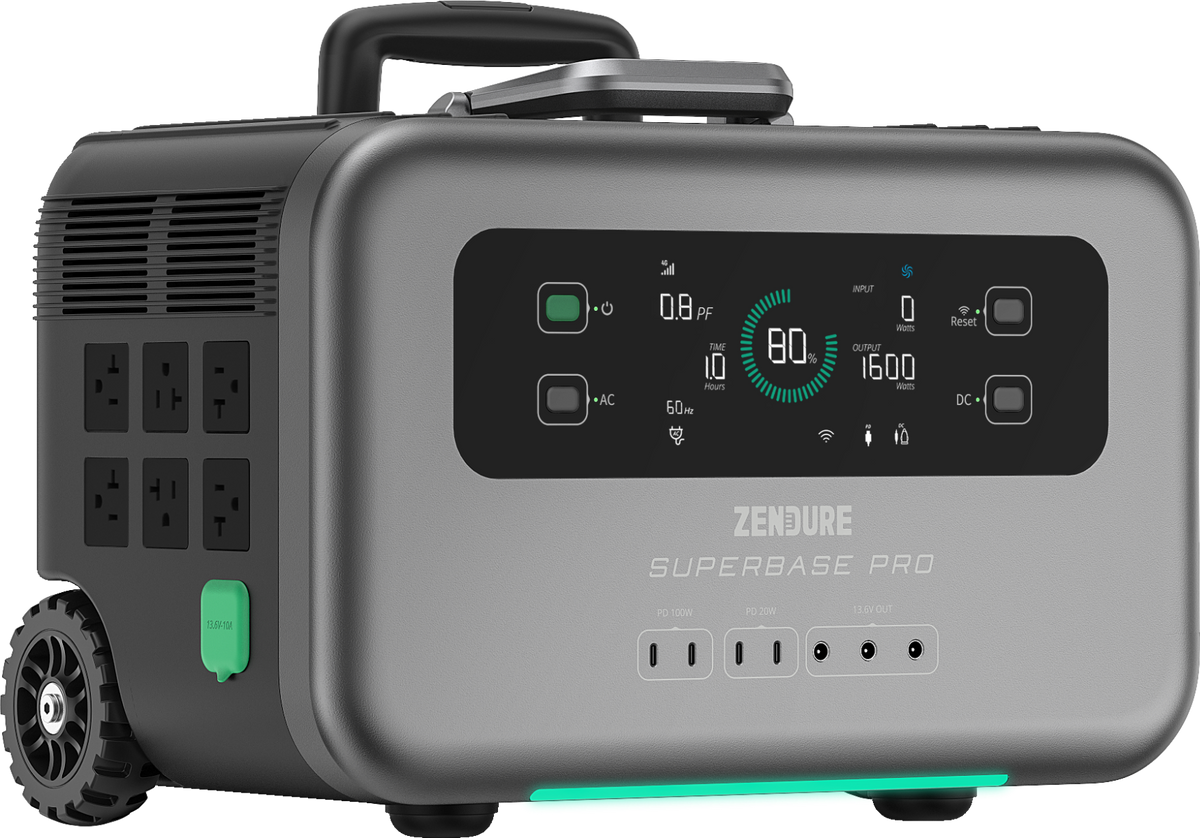 Zendure Powerstation SuperBase Pro 1500 | Front | klimaworld.com