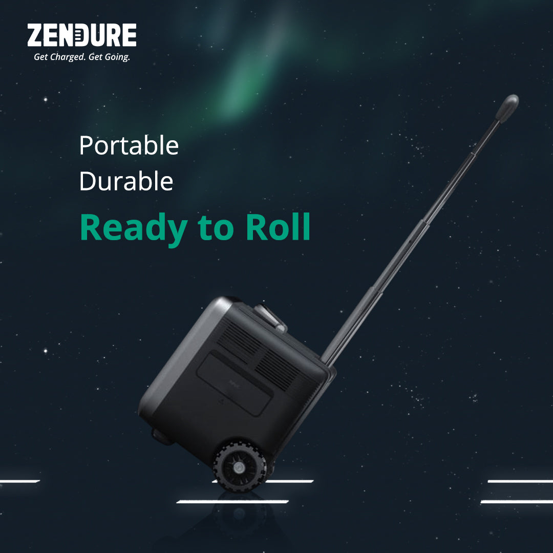 Zendure Powerstation SuperBase Pro 1500 | Rollen | klimaworld.com