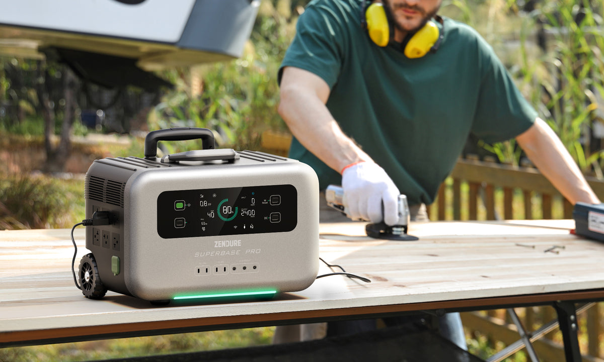 Zendure Powerstation SuperBase Pro 1500 | Holz | klimaworld.com