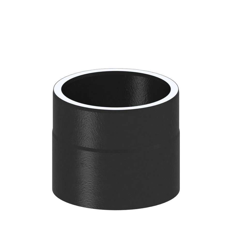 Jeremias Ofenrohr Längenelement 150mm | Schwarz