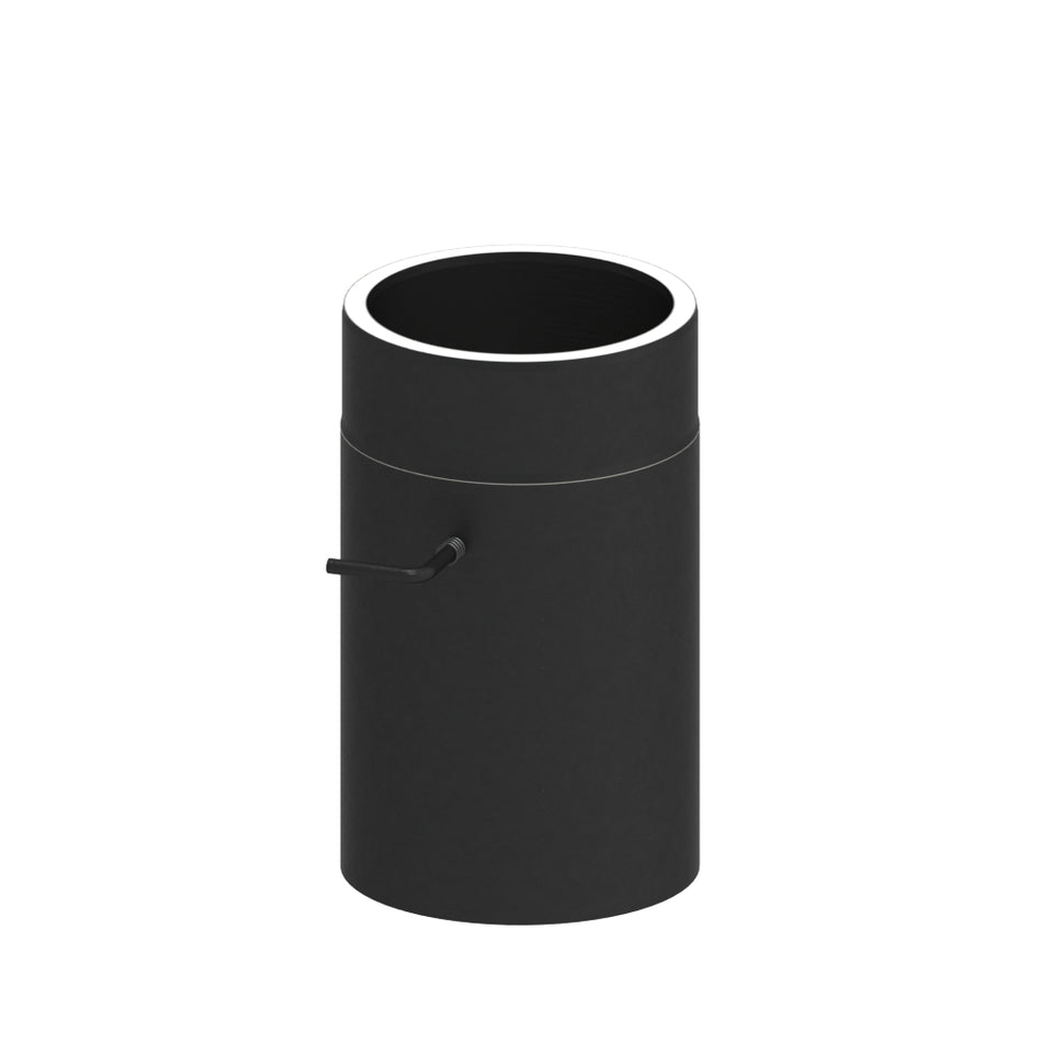 Jeremias Ofenrohr Längenelement 300mm | Schwarz
