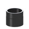 Jeremias Ofenrohr Längenelement 150mm + Kondensatring | Schwarz | Ø150 mm