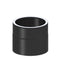 Jeremias Ofenrohr Längenelement 150mm + Kondensatring | Schwarz | Ø130 mm