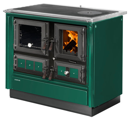 Justus Küchenofen Rustico-90 2.0 Grün | klimaworld.com