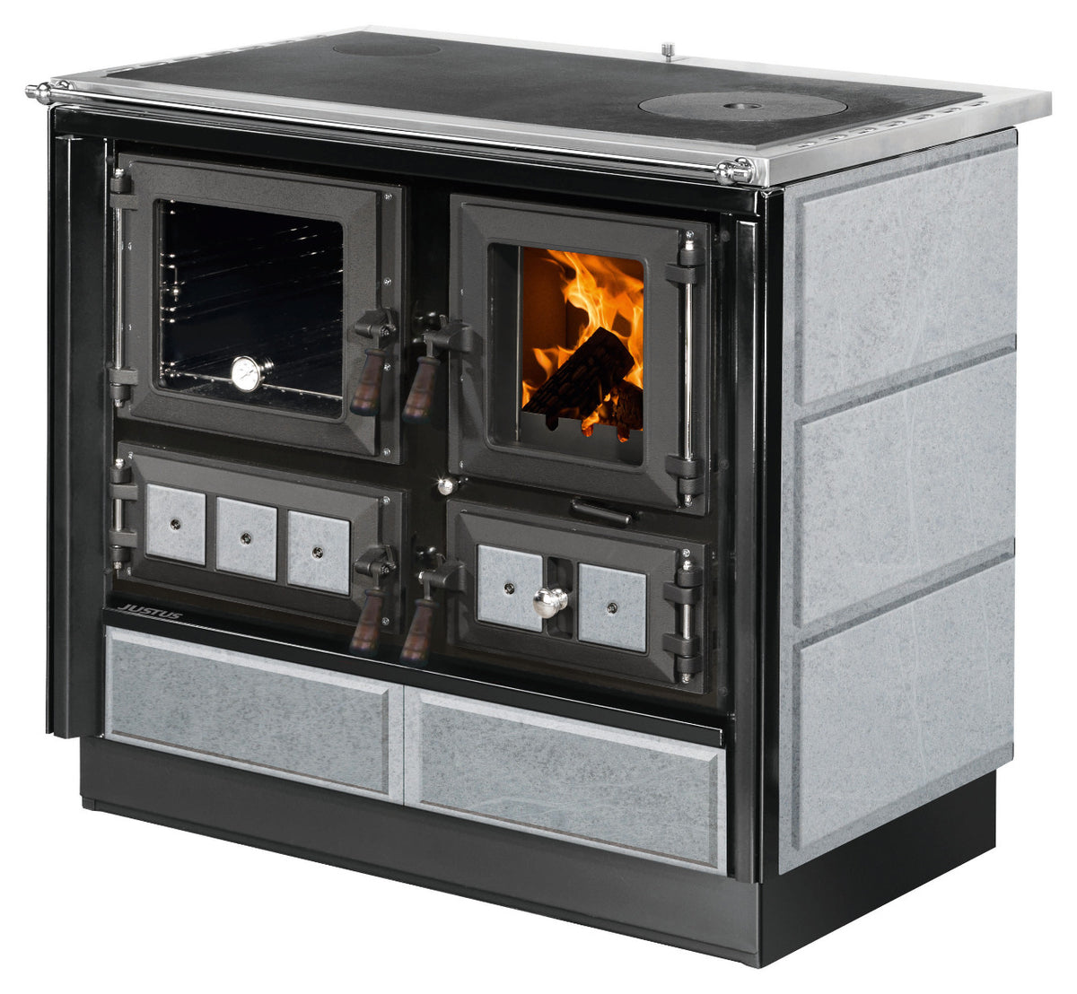Justus Küchenofen Rustico-90 2.0 Speckstein | klimaworld.com