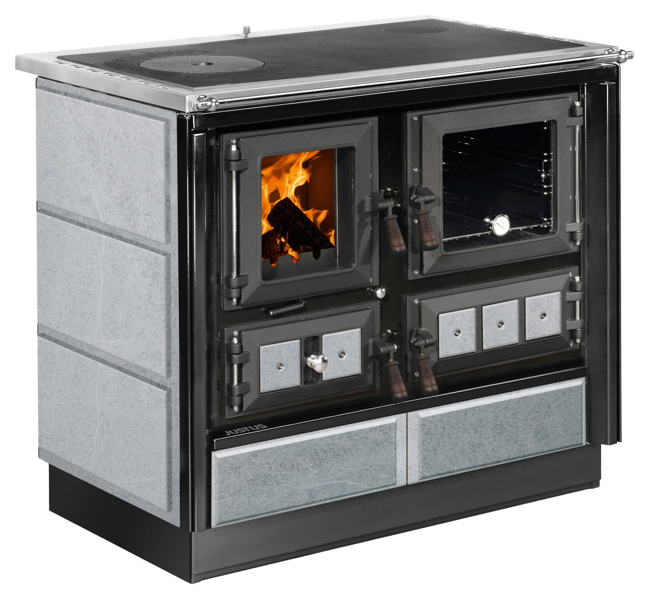 Justus Küchenofen Rustico-90 2.0 Speckstein | klimaworld.com