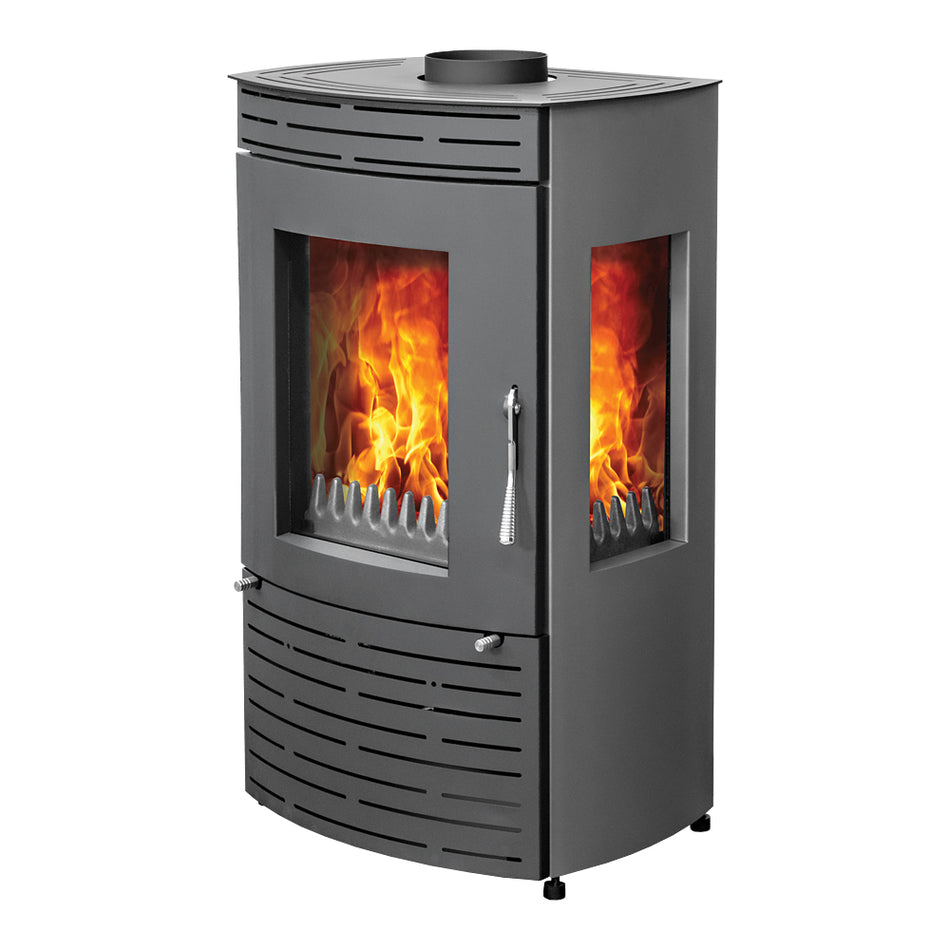 Warmluftkaminofen Mijava Barcelona Panorama 7kW Euroteplo