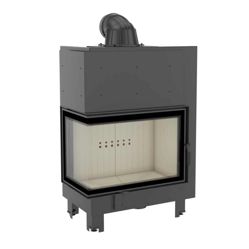 Warmluftkamineinsatz Kratki MBA 17, links 17kW
