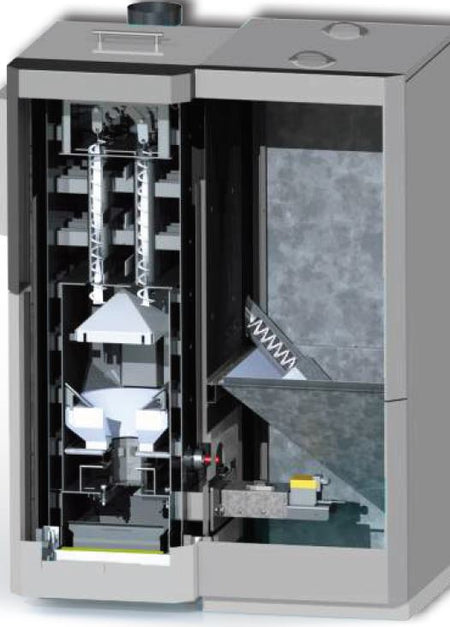 KALOR Pelletkessel Automatik Line 12 mit 12 kW