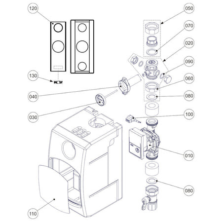 WOLF | Verrohrungsgruppe Einstrang | selbstregelnd 