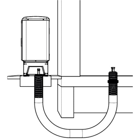WOLF | Set Bodendurchführung für CHA | DN200/40 | 15 Meter | 9148006