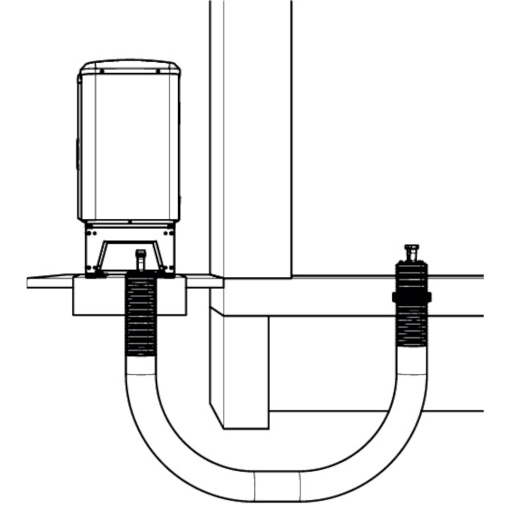 WOLF | Set Bodendurchführung für CHA | DN200/32 | 5 Meter | 2075447