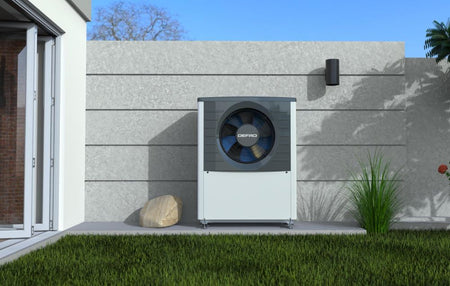 Wärmepumpe Monoblock von Defro mit 8 kw | außenansicht