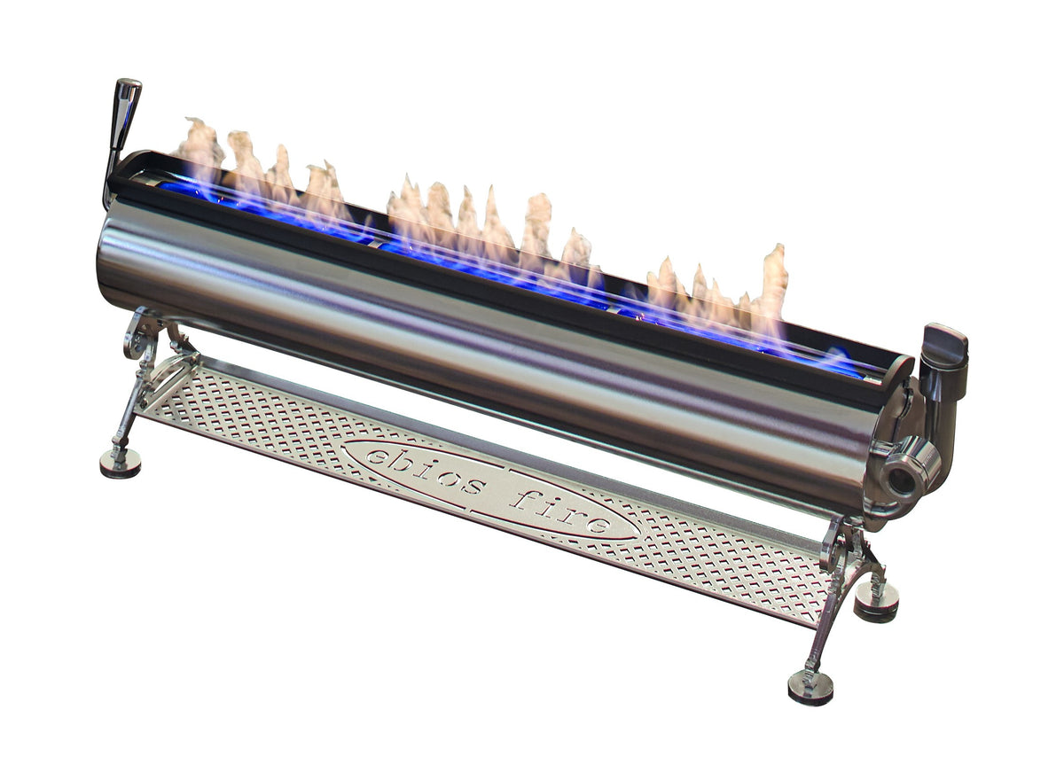 ebios-fire Tischkamin Steel - Edelstahl gebürstet