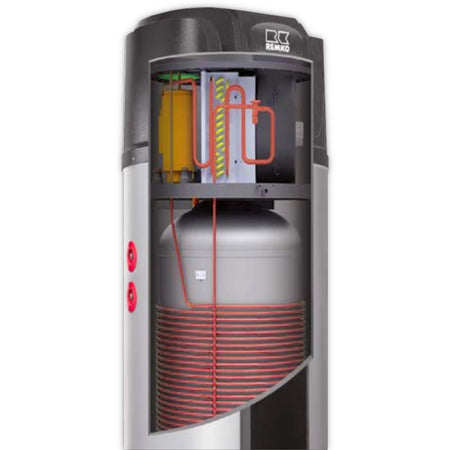 REMKO | Warmwasser-Wärmepumpe RBW 301 PV-S | 280-Liter-Speicher | 1,8 kW