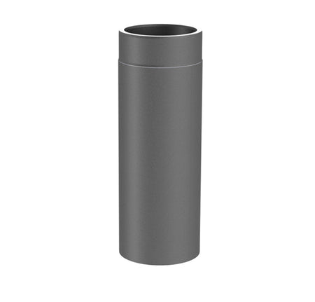 Jeremias Ofenrohr Längenelement 500 mm | gussgrau | Ø 130 mm 