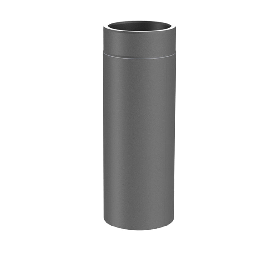 Jeremias Ofenrohr Längenelement 500 mm | gussgrau | Ø 130 mm 