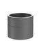 Jeremias Ofenrohr Längenelement 150mm | Gussgrau | Ø150mm