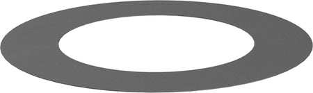 Jeremias Ofenrohr Wandrosette 55mm | Gussgrau