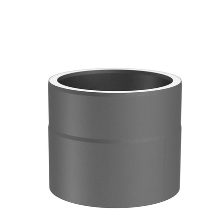 Jeremias Ofenrohr Längenelement 150 mm + Kondensatring | Gussgrau