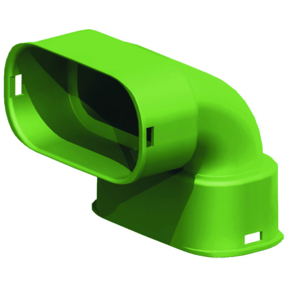 WOLF | CWL-Flachkanalsystem | 90°-Bogen senkrecht | 50×100