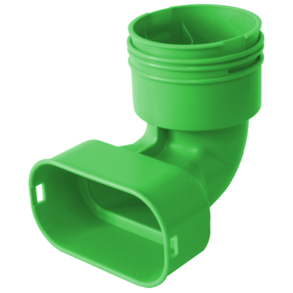 WOLF | CWL-Kanalsystem | Übergang 90° | DN75 auf 50×100