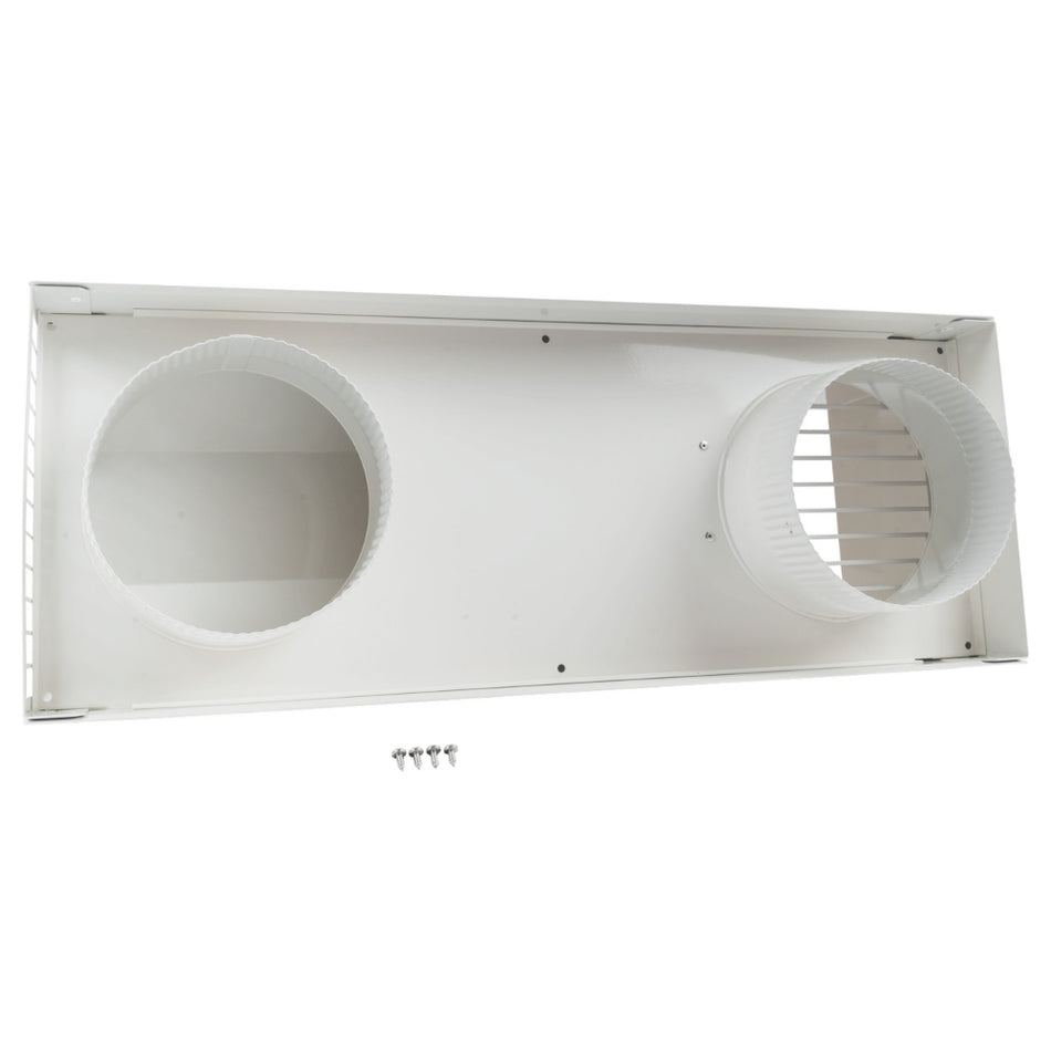 WOLF | Doppelgitter für Außen- und Fortluft | DN160 | Weiß     