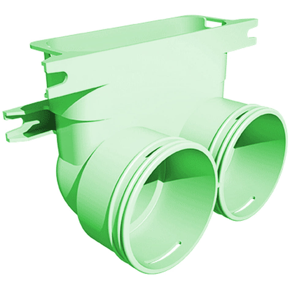 WOLF | CWL-Kanalsystem | Winkeladapter | DN75 auf 50×140