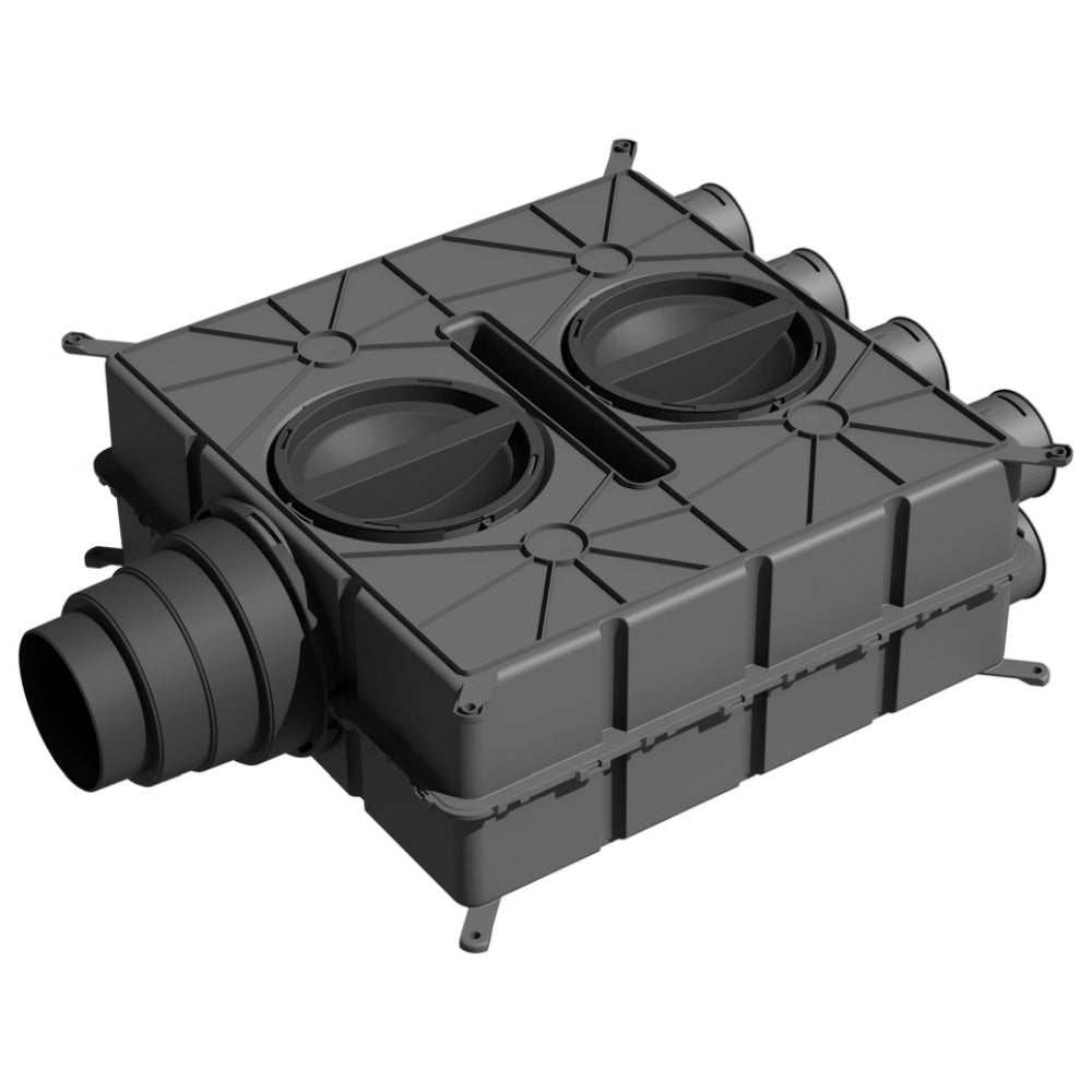 WOLF | Luftverteiler für CWL-Kanalsystem | DN125-180 | 8 Stutzen