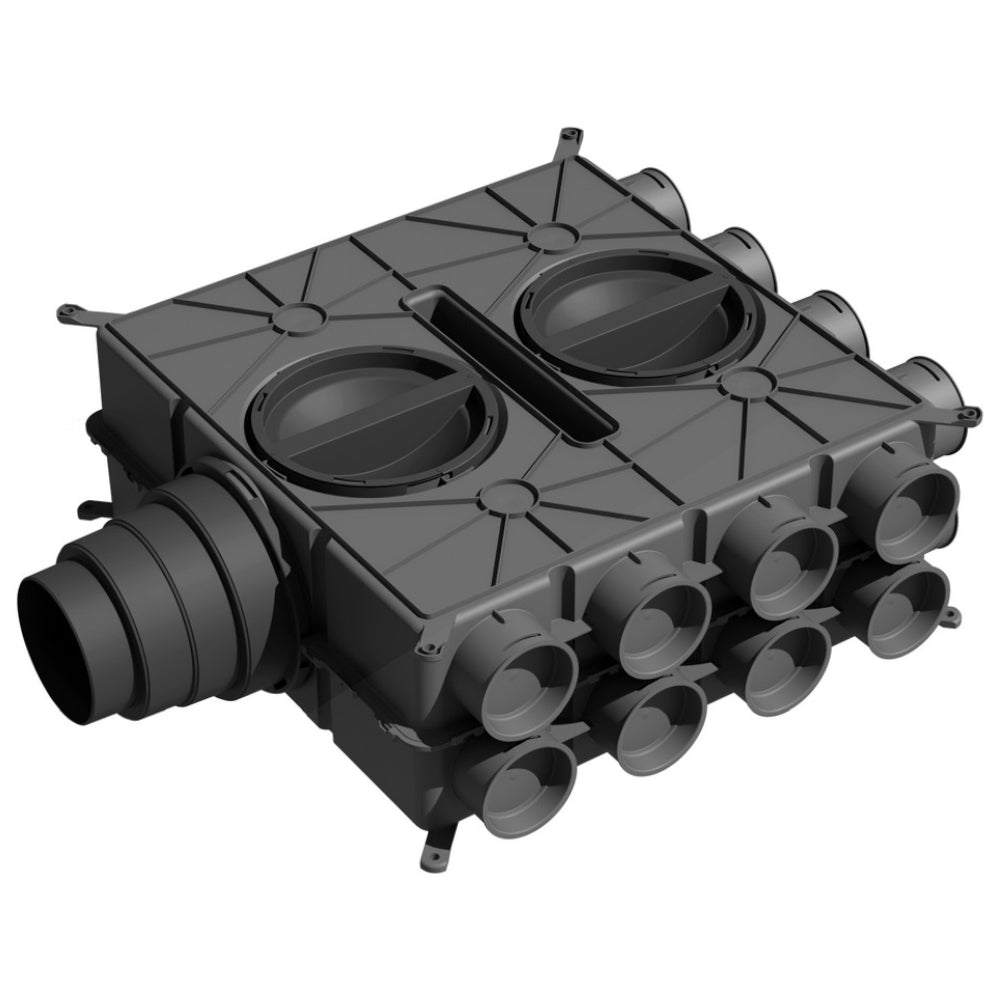 WOLF | Luftverteiler für CWL-Kanalsystem | DN125-180 | 16 Stutzen