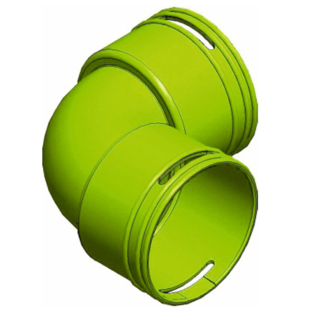 WOLF | CWL-Rundkanalsystem | 90°-Bogen DN75 