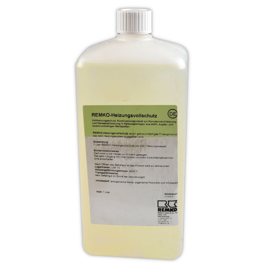 REMKO | Heizungsvollschutz ohne Frostschutz | 1 Liter