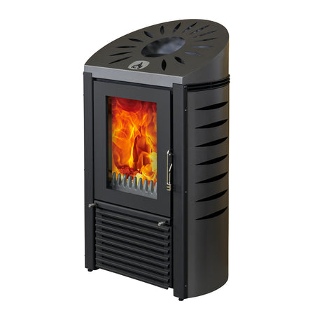 Warmluftkaminofen Mijava Baby Oval Barcelona 7 kW Euroteplo