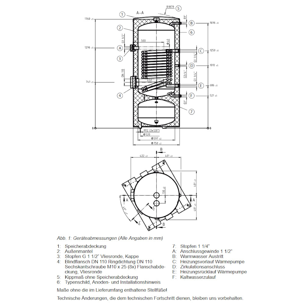 REMKO | Kombipufferspeicher KWS 300 | 275 Liter + 100 Liter