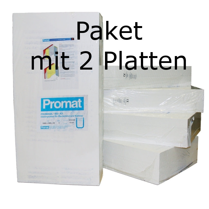 Promat PROMASIL 950-KS 100mm 2xWärmedämmplatten Brandschutz A1 DIN 4102