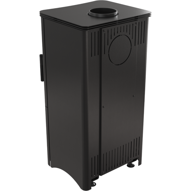 Kratki Kaminöfen Koza K5 S/W | mit Holzablagefach | 7 kW | KOZA/K5/S/W