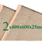 2x Vermiculite Brandschutzplatten | 400x600x25mm | Schamotte-Ersatz