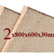 2x Vermiculite Brandschutzplatten | 800x600x30mm | Schamotte-Ersatz