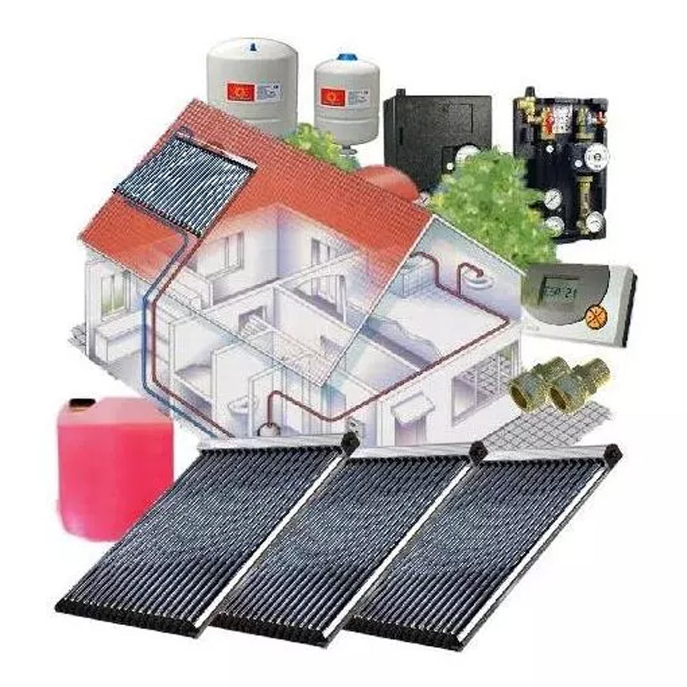 Solarpaket WT-B58/30 Röhrenkollektorset 