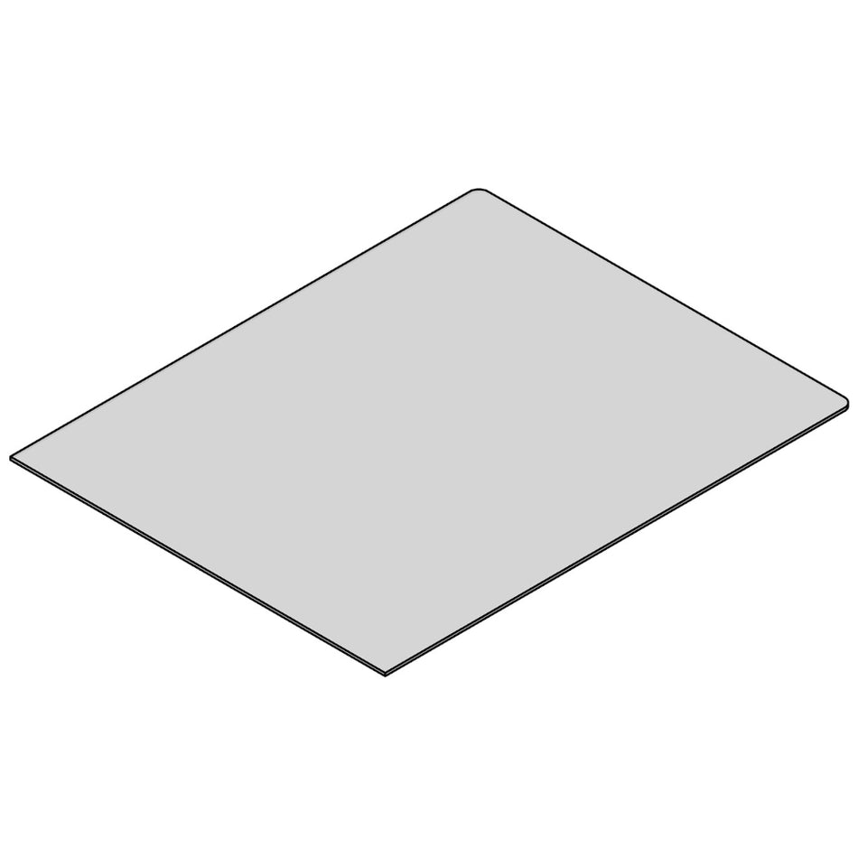 TermaTech | Bodenplatte Rechteck | 800×1000×6 mm | Glas