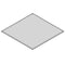 TermaTech | Bodenplatte Quadrat Facet | 1100×1100×6 mm | Glas