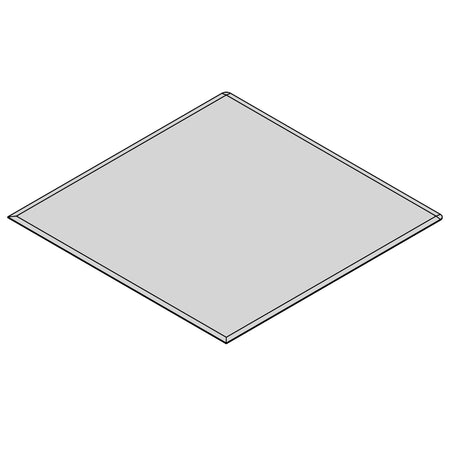 TermaTech | Glas-Bodenplatte | Quadrat Facet | Größe wählbar