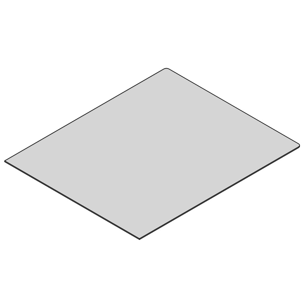TermaTech | Glas-Bodenplatte | Rechteck | Größe wählbar