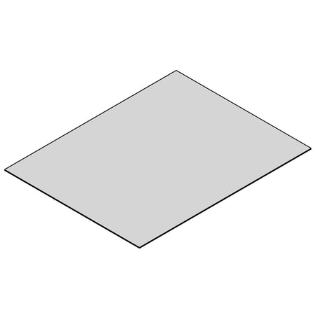 TermaTech | Glas-Bodenplatte | Rechteck | Größe wählbar