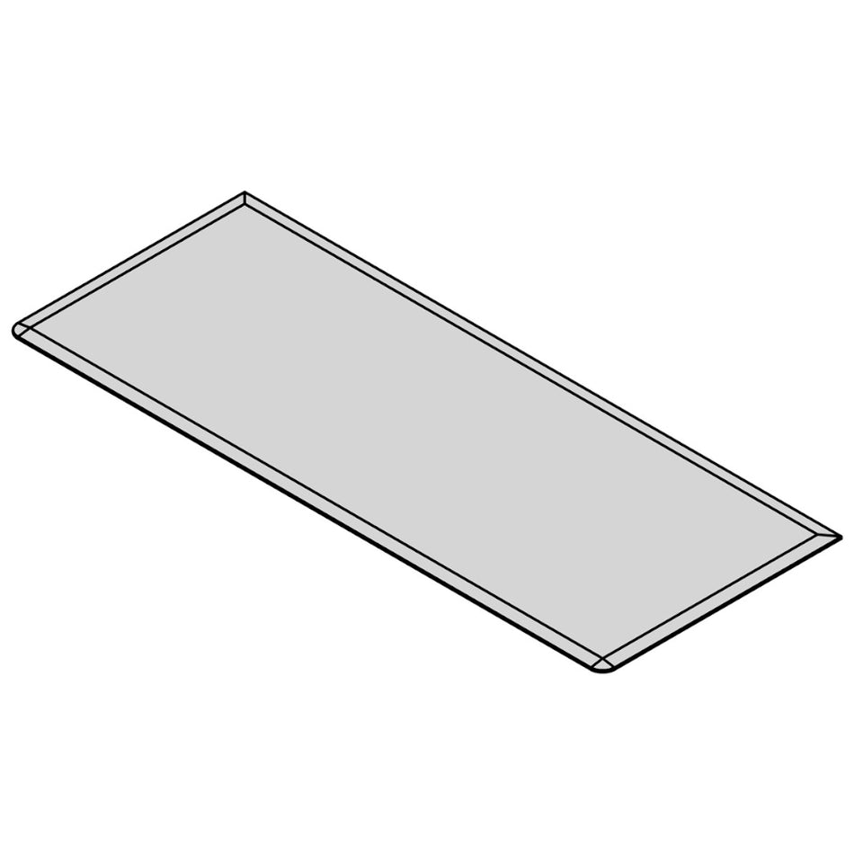 TermaTech | Bodenplatte Rechteck Facet | 400×1000×6 mm | Glas