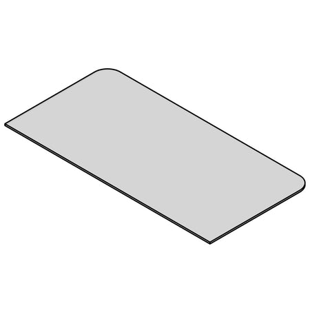 TermaTech | Glas-Bodenplatte | Rechteck | Größe wählbar