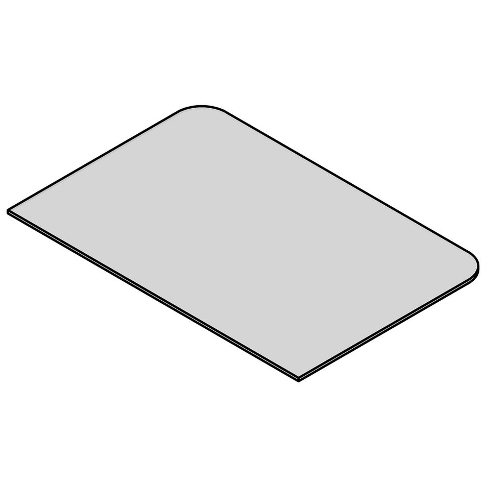 TermaTech | Glas-Bodenplatte | Rechteck | Größe wählbar