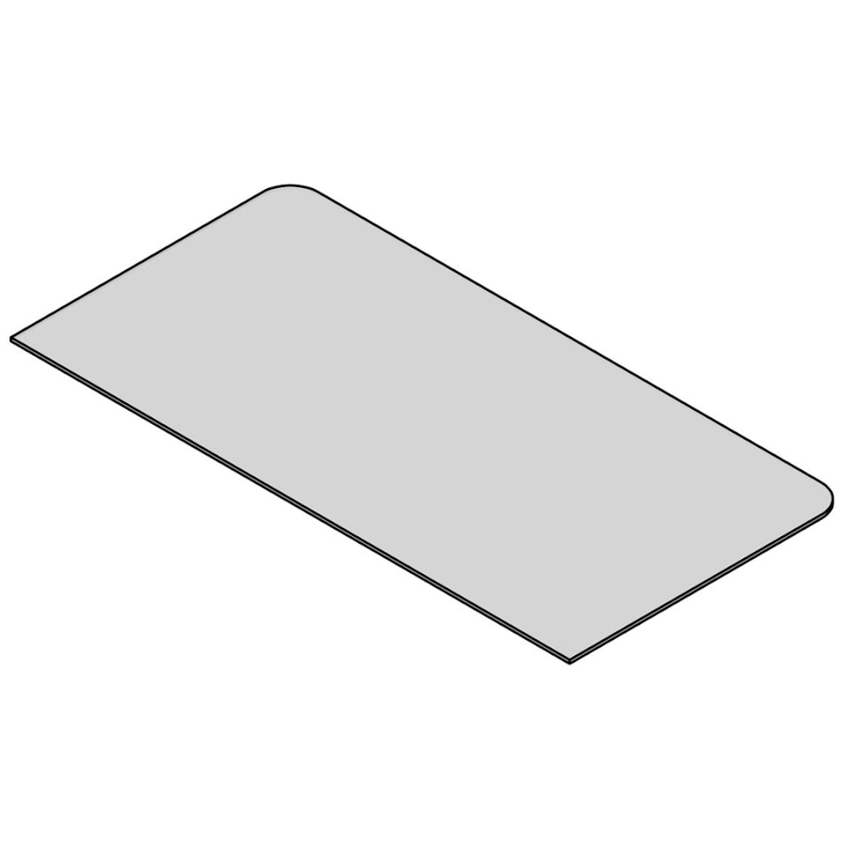 TermaTech | Bodenplatte Rechteck | 500×1000×6 mm | Glas