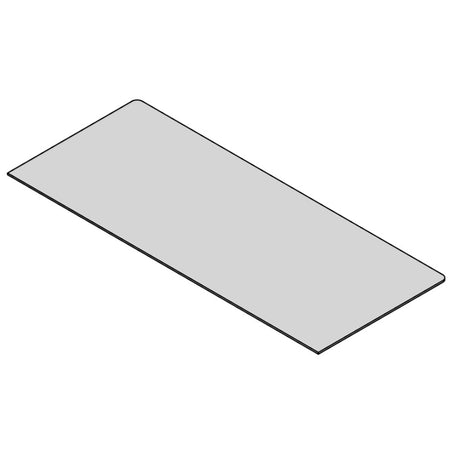 TermaTech | Glas-Bodenplatte | Rechteck | Größe wählbar